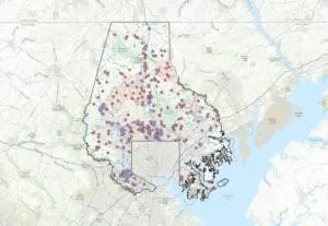 Baltimore County Preservation Services Division Property Map