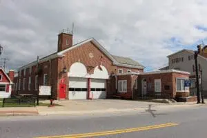The Catonsville Firehouse, home of Baltimore County Fire Department Station 4
