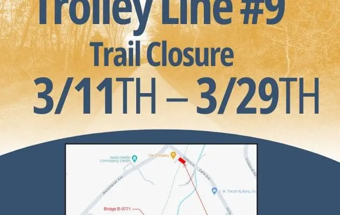 Trolley Line 9 Trail Closure Announcement