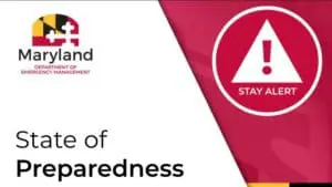 Maryland MDEM State of Preparedness Graphic