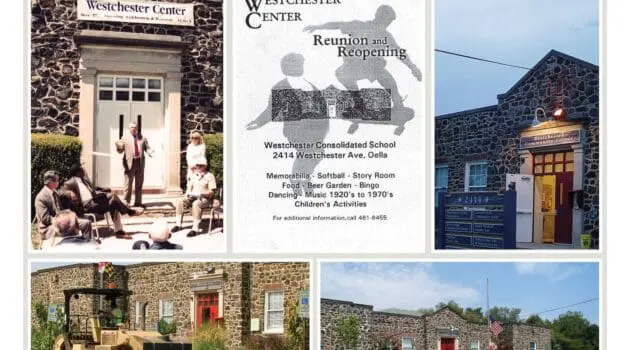 Westchester Community Center over the years - from GOCA 2024 Calendar