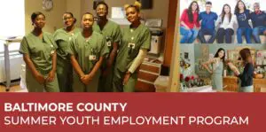 BALTIMORE COUNTY SUMMER YOUTH EMPLOYMENT PROGRAM